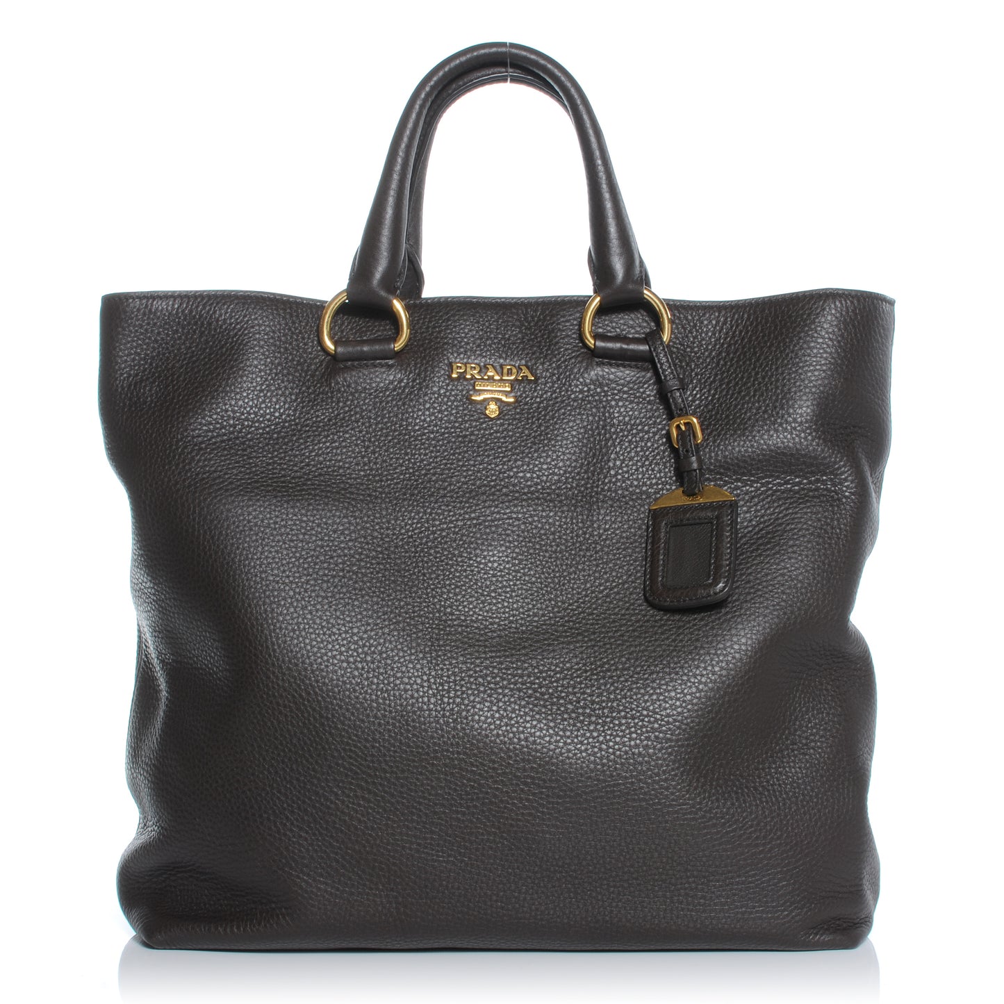 Vitello Daino Tote Teak