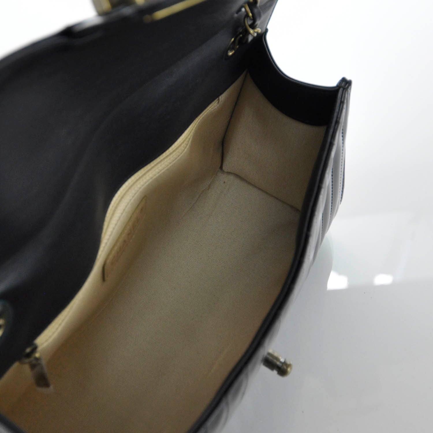 Chanel Leather Vertical Quilt Maharaja Express Flap Black 6 of 8