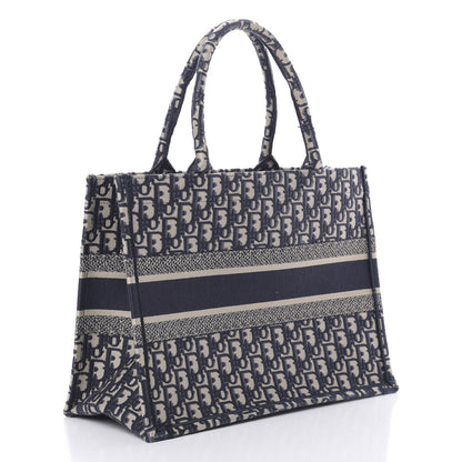 Christian Dior Oblique Medium Book Tote Blue Multicolor 3 of 11