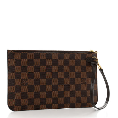 Louis Vuitton Damier Ebene Neverfull MM GM Pochette 3 of 9