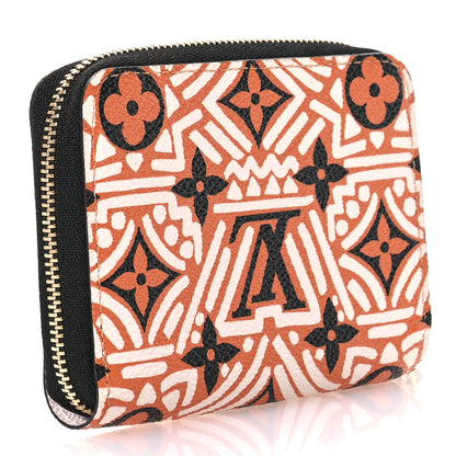 Louis Vuitton Monogram Giant Crafty Zippy Coin Purse Creme Caramel 3 of 8