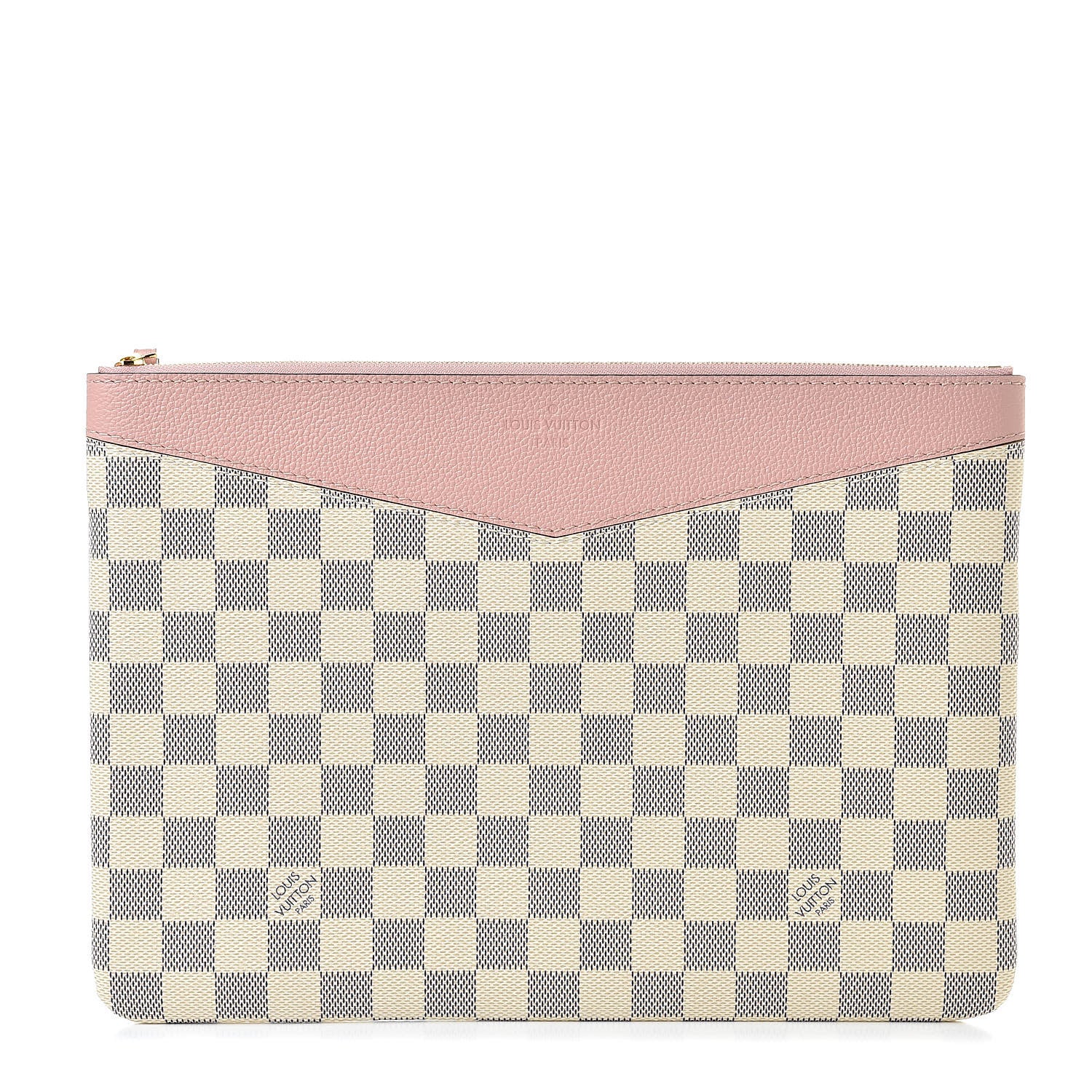 Louis Vuitton Damier Azur Daily Pouch Rose Poudre 1 of 7