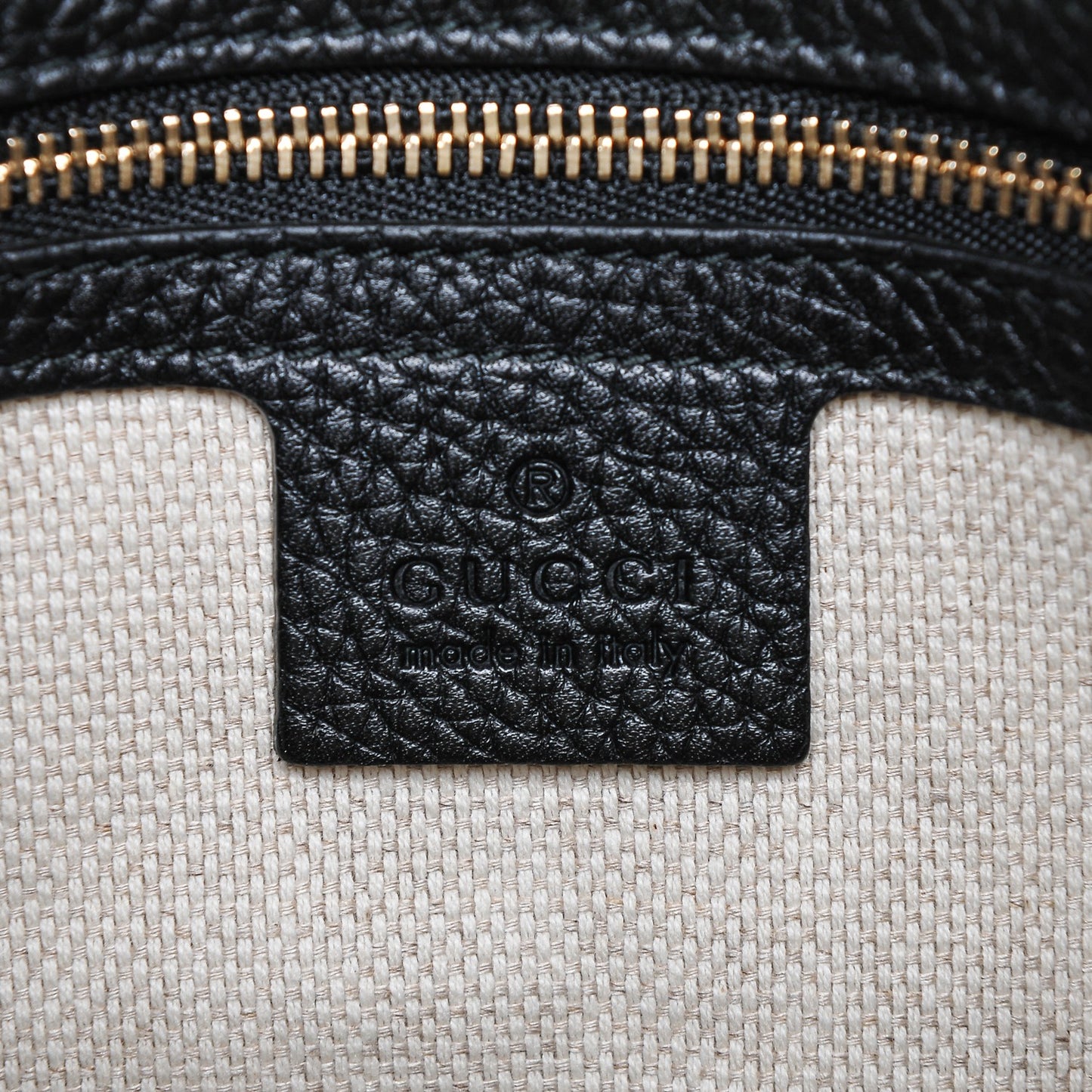 Pebbled Calfskin Medium Soho Chain Shoulder Bag Black