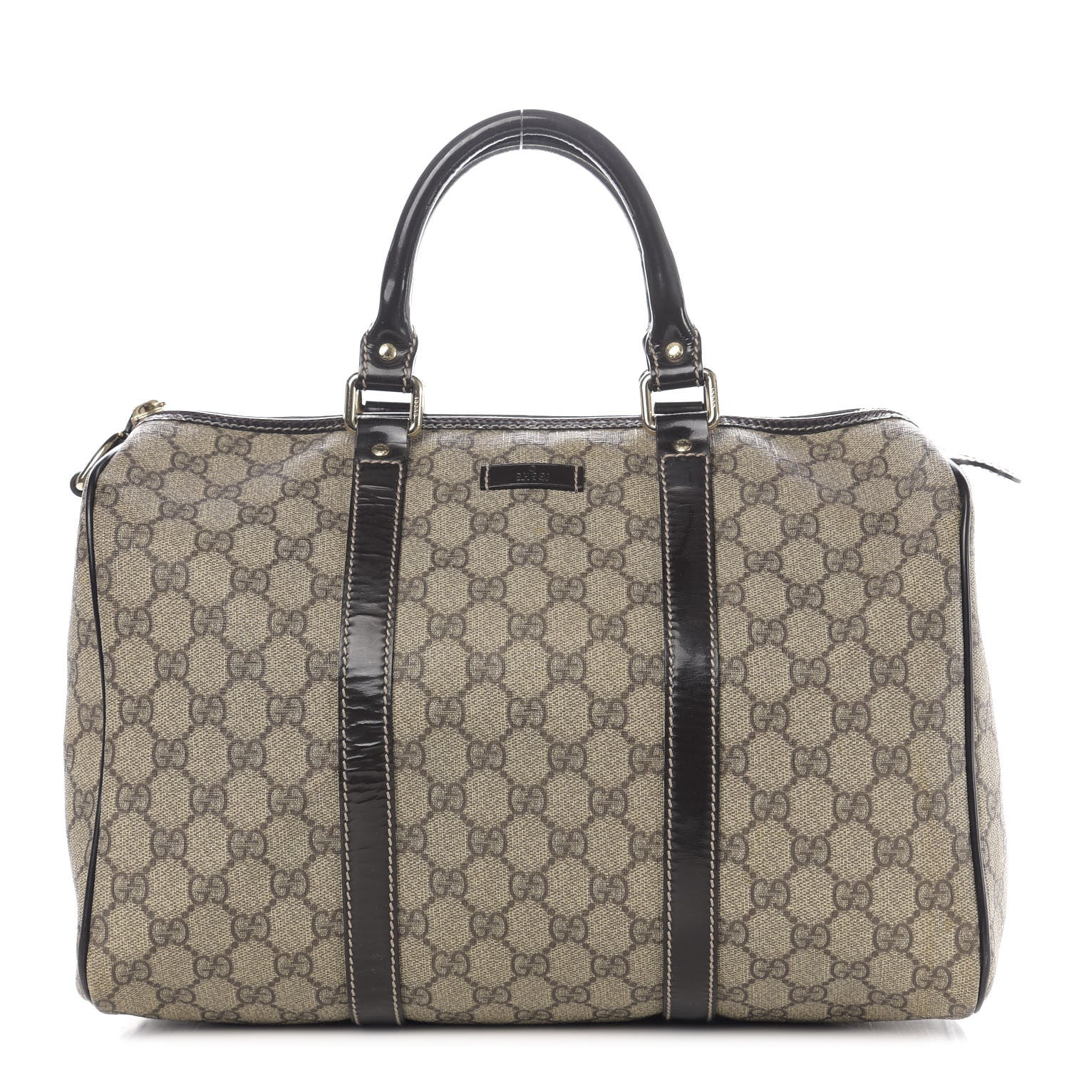 Gucci GG Plus Monogram Medium Joy Boston Dark Brown 1 of 11