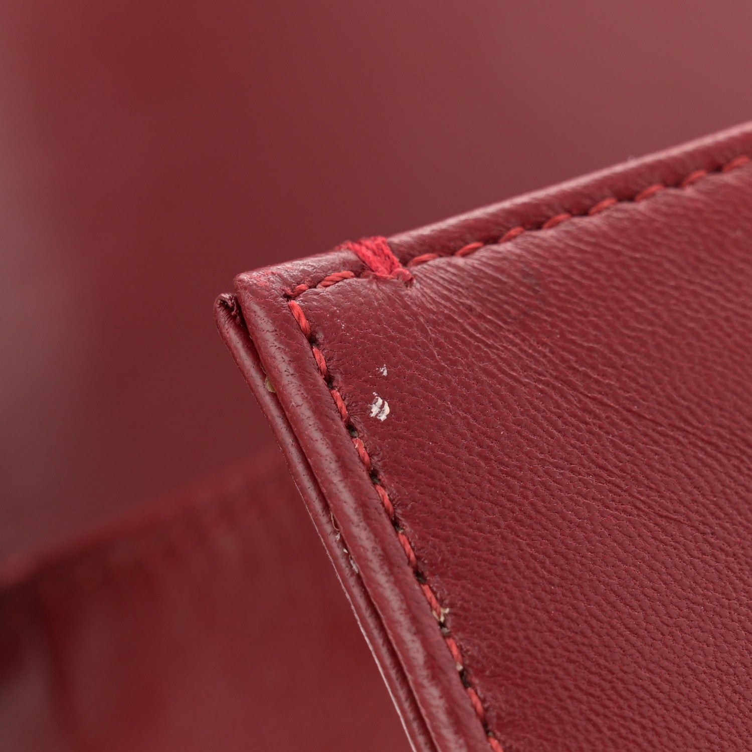 Chanel Lambskin Quilted Medium Boy Flap Dark Red 12 of 15