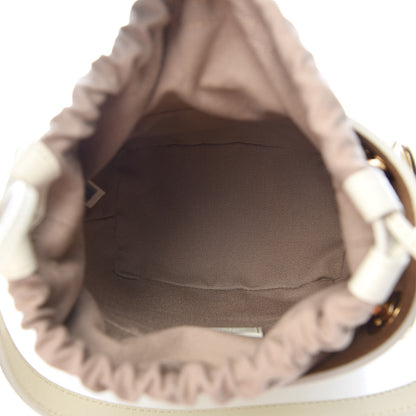 Chloe Smooth Calfskin Mini Roy Bucket Bag Natural White 5 of 10