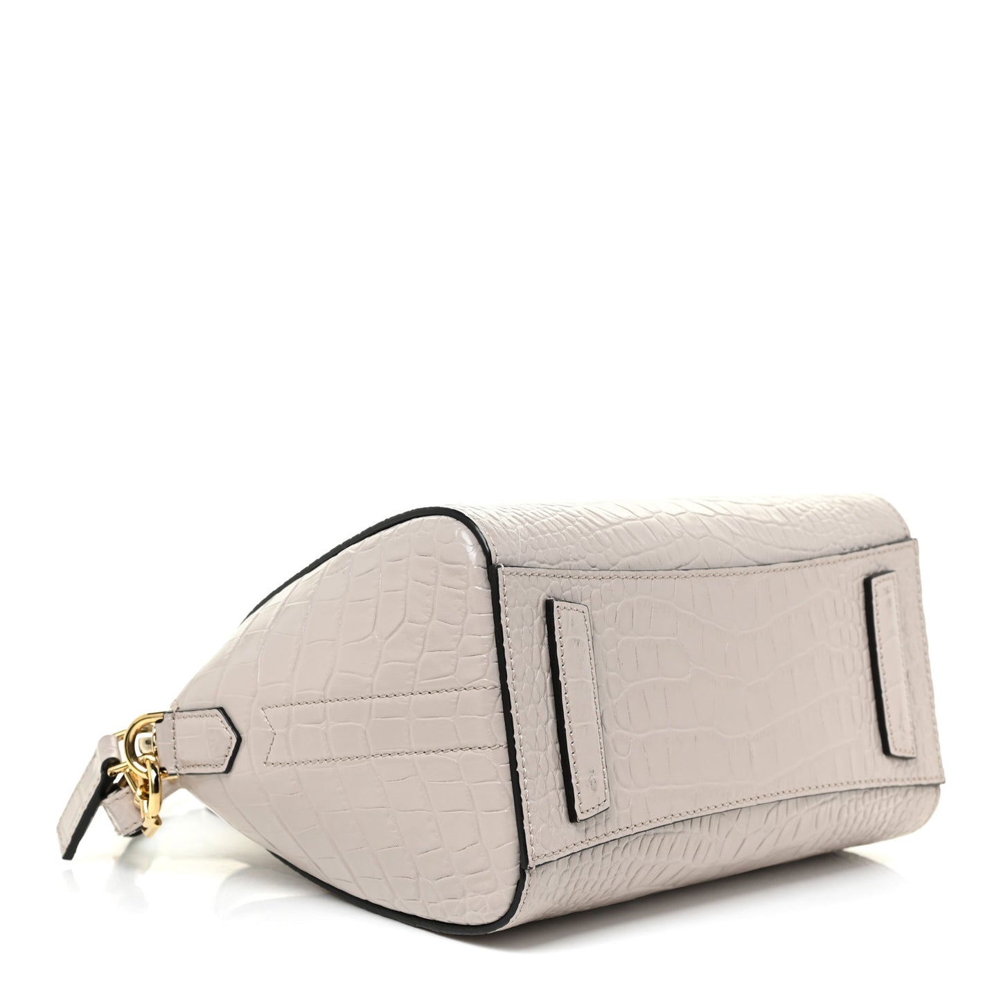 Calfskin Crocodile Embossed Mini Antigona Dune