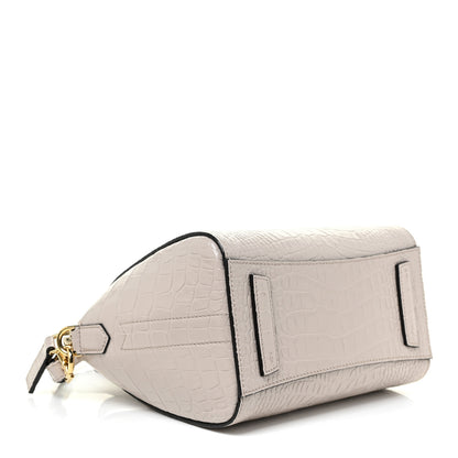 Givenchy Calfskin Crocodile Embossed Mini Antigona Dune 4 of 11