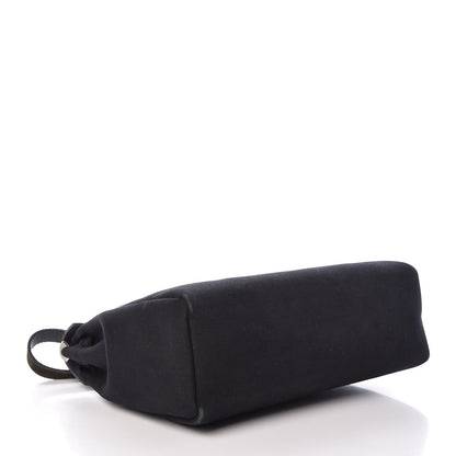 Hermes Toile Vache Calfskin Herbag 30 PM Black Natural 5 of 29