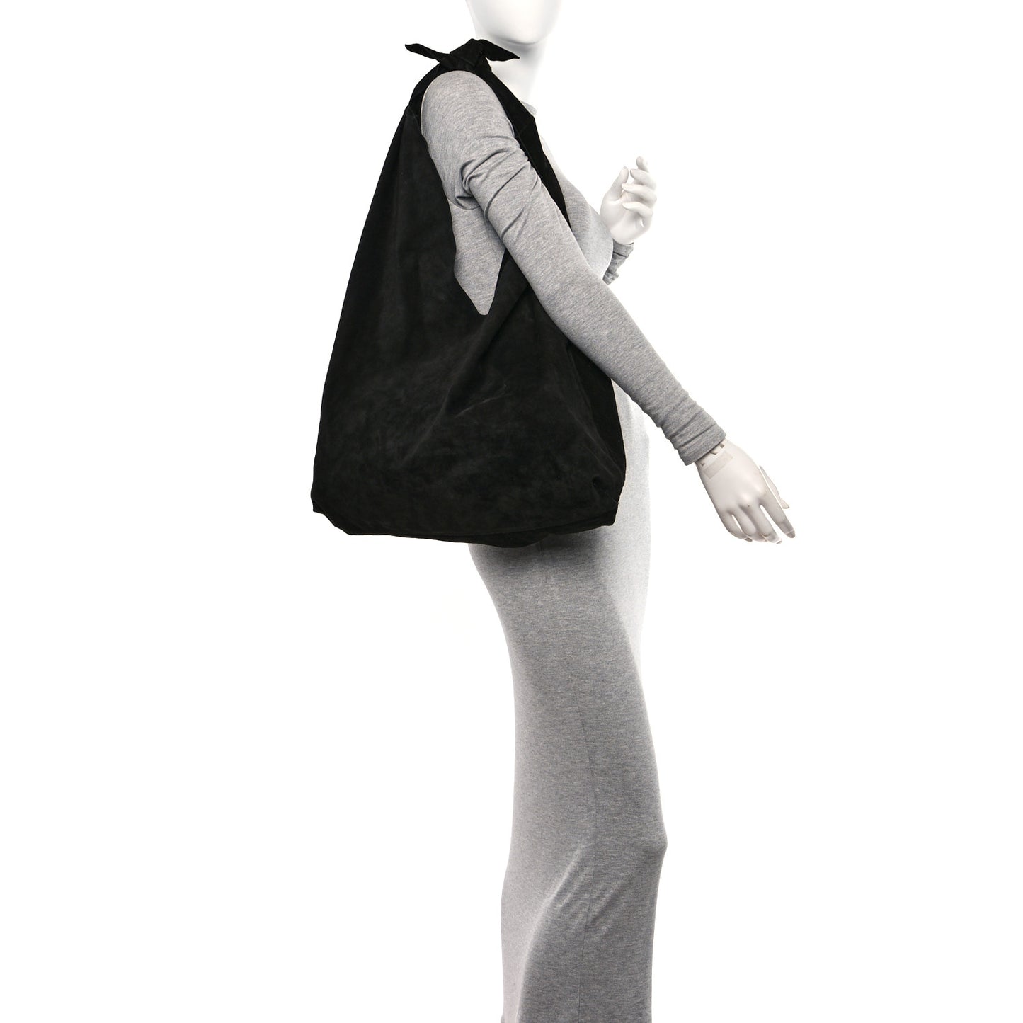 Suede Bindle Bag Espresso