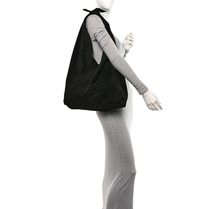 The Row Suede Bindle Bag Espresso 3 of 11
