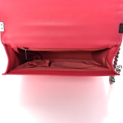 Chanel Patent Quilted Large Boy Flap Pink 5 of 12
