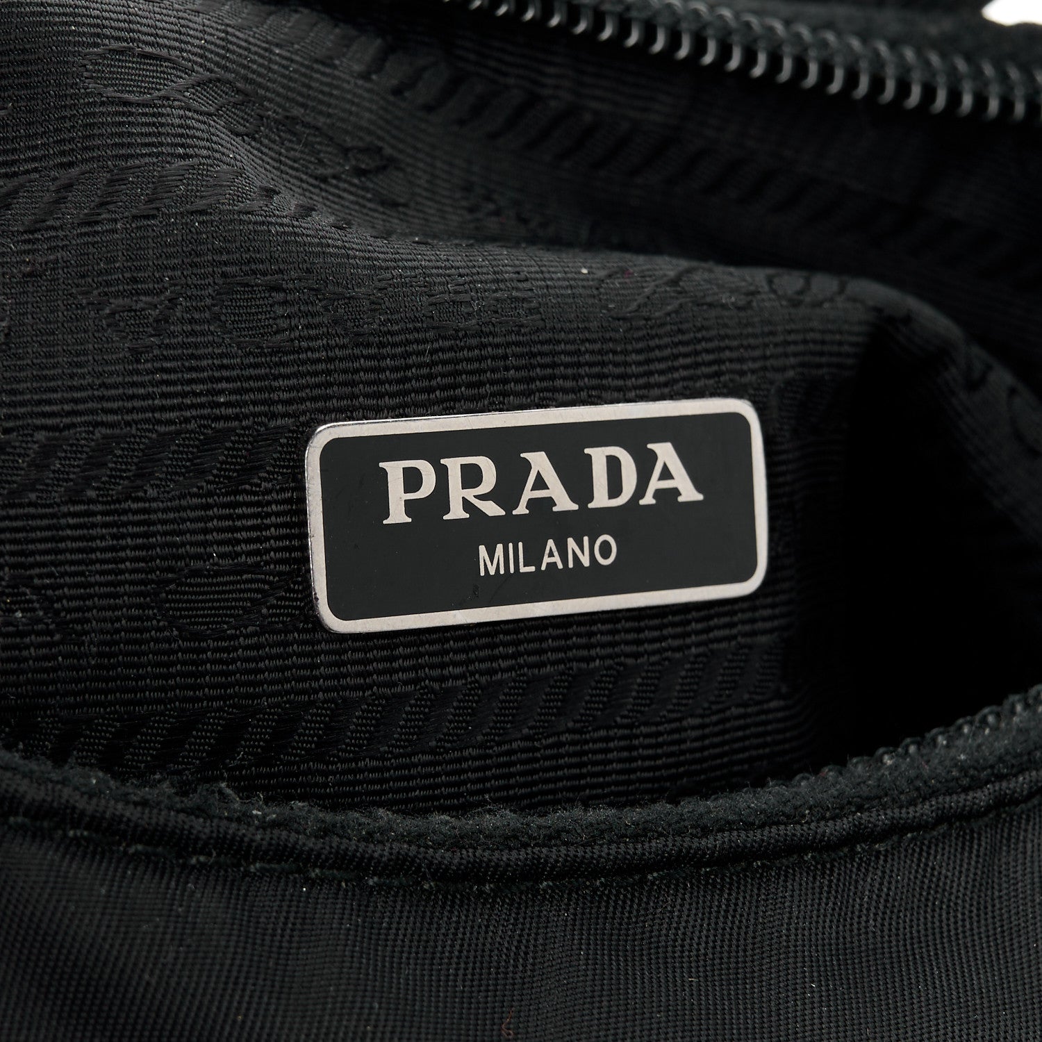 Prada Tessuto Nylon Mini Re-Edition 2000 Bag Black 6 of 13