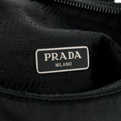 Prada Tessuto Nylon Mini Re-Edition 2000 Bag Black 6 of 13