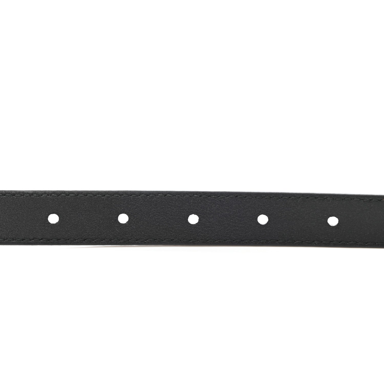 Gucci Calfskin Pearl Double G 20mm Belt 75 30 Black Cream 4 of 7