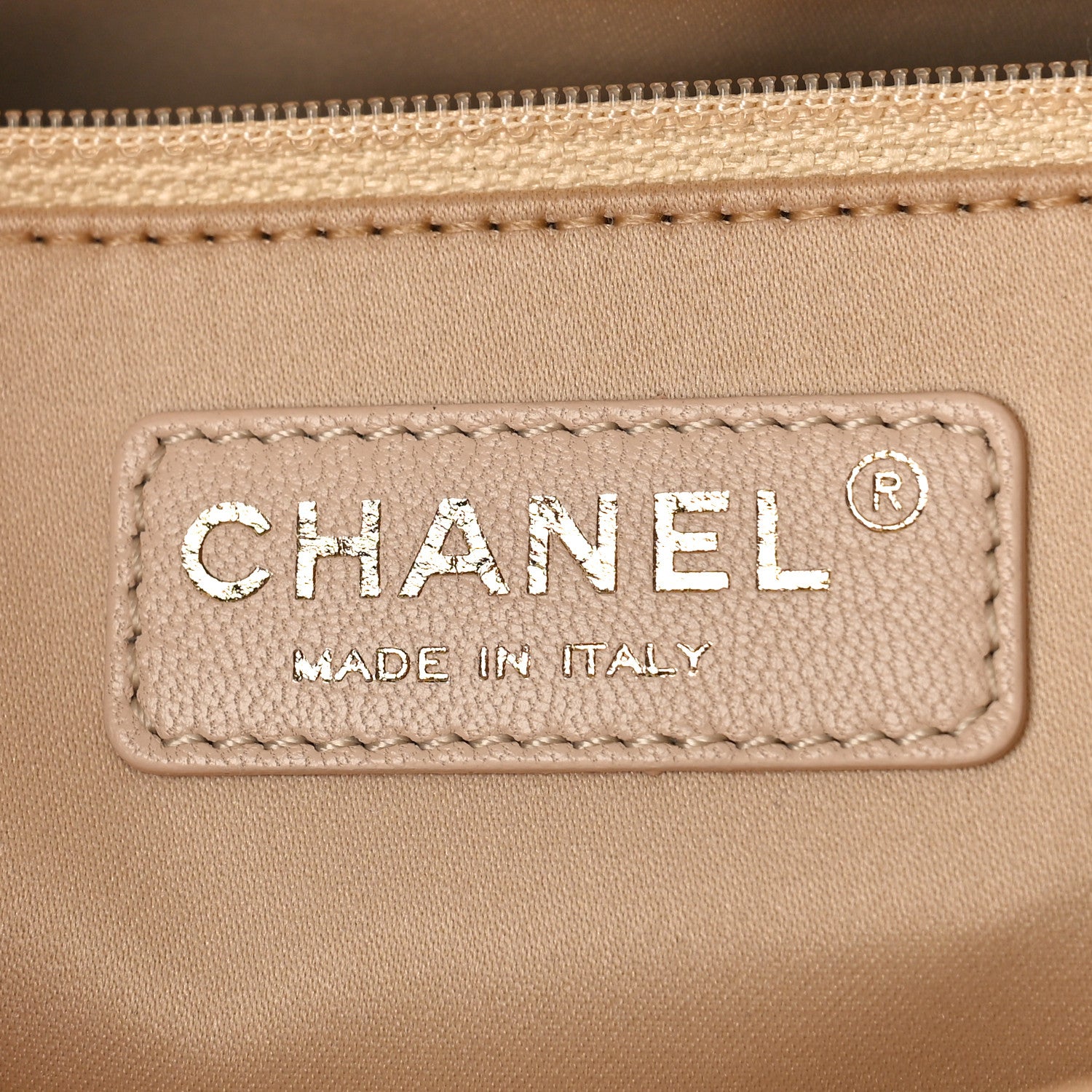 Chanel Caviar Quilted Grand Shopping Tote GST Beige 7 of 9