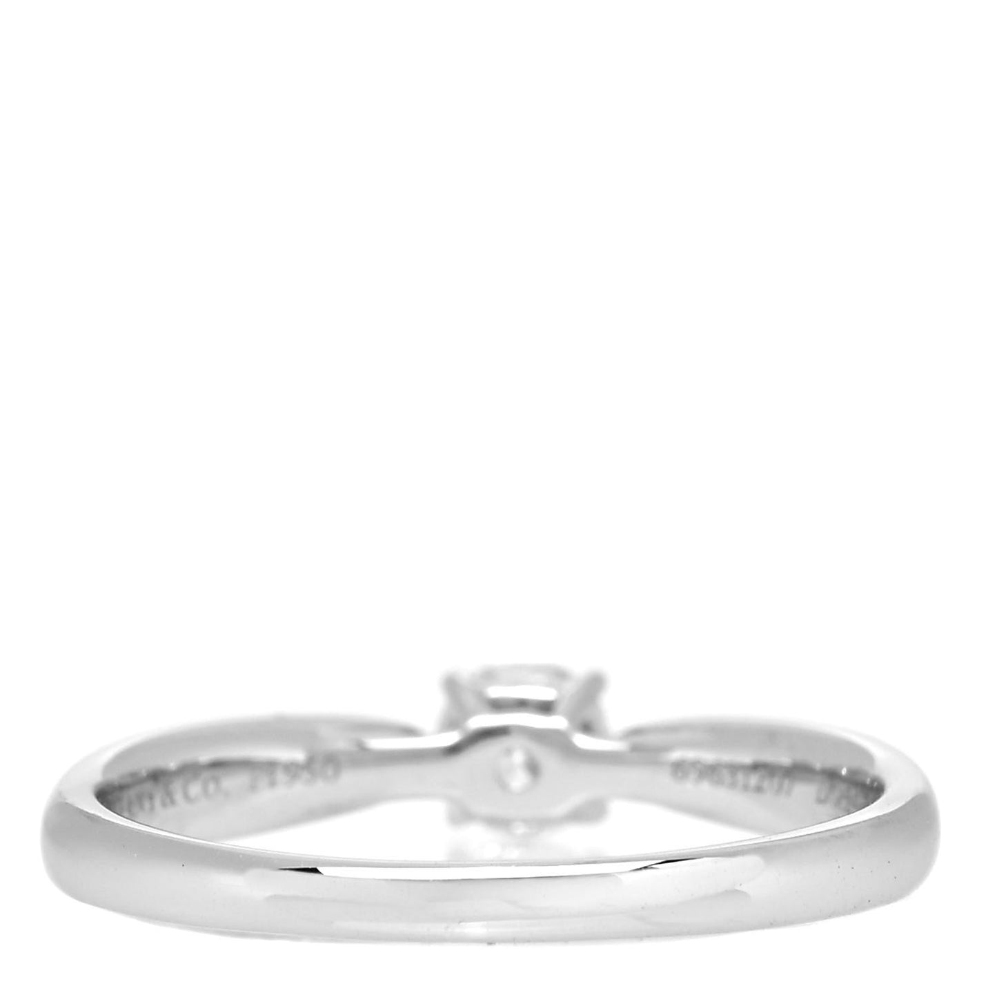 Platinum Diamond .24ct Harmony Solitaire Engagement Ring 52 6