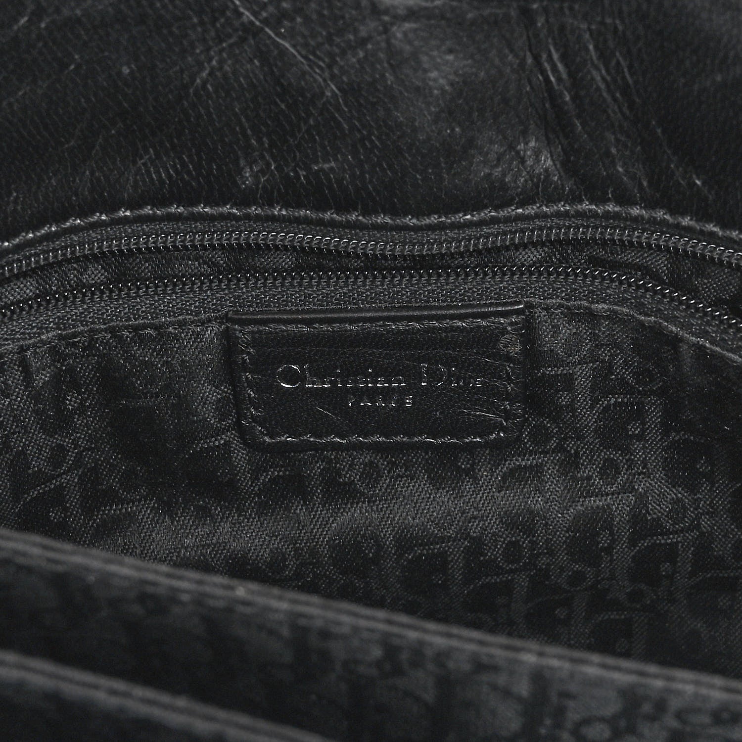 Christian Dior Lambskin Admit It Hobo Black 8 of 14