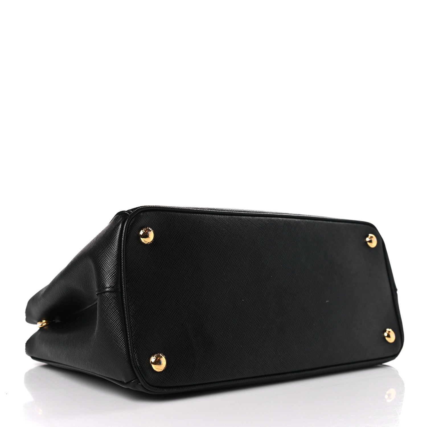 Prada Saffiano Small Galleria Double Zip Tote Black 4 of 9