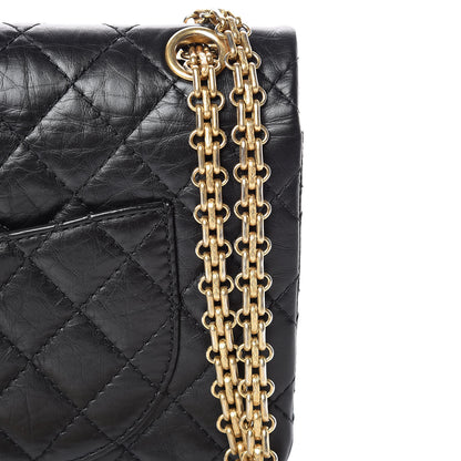 Chanel Aged Calfskin Quilted 2.55 Reissue 225 Flap Black 16 of 16