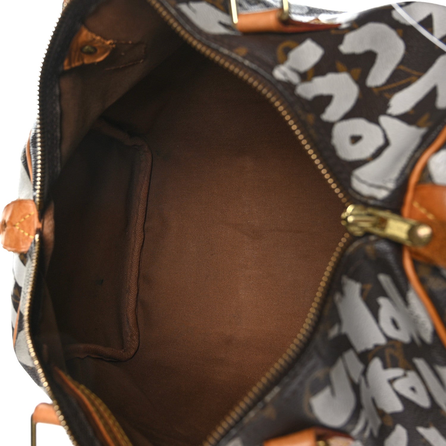Louis Vuitton Monogram Graffiti Speedy 30 Silver 5 of 13