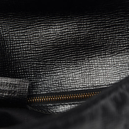 Gucci Calfskin Horsebit Flap Bag Black 11 of 12