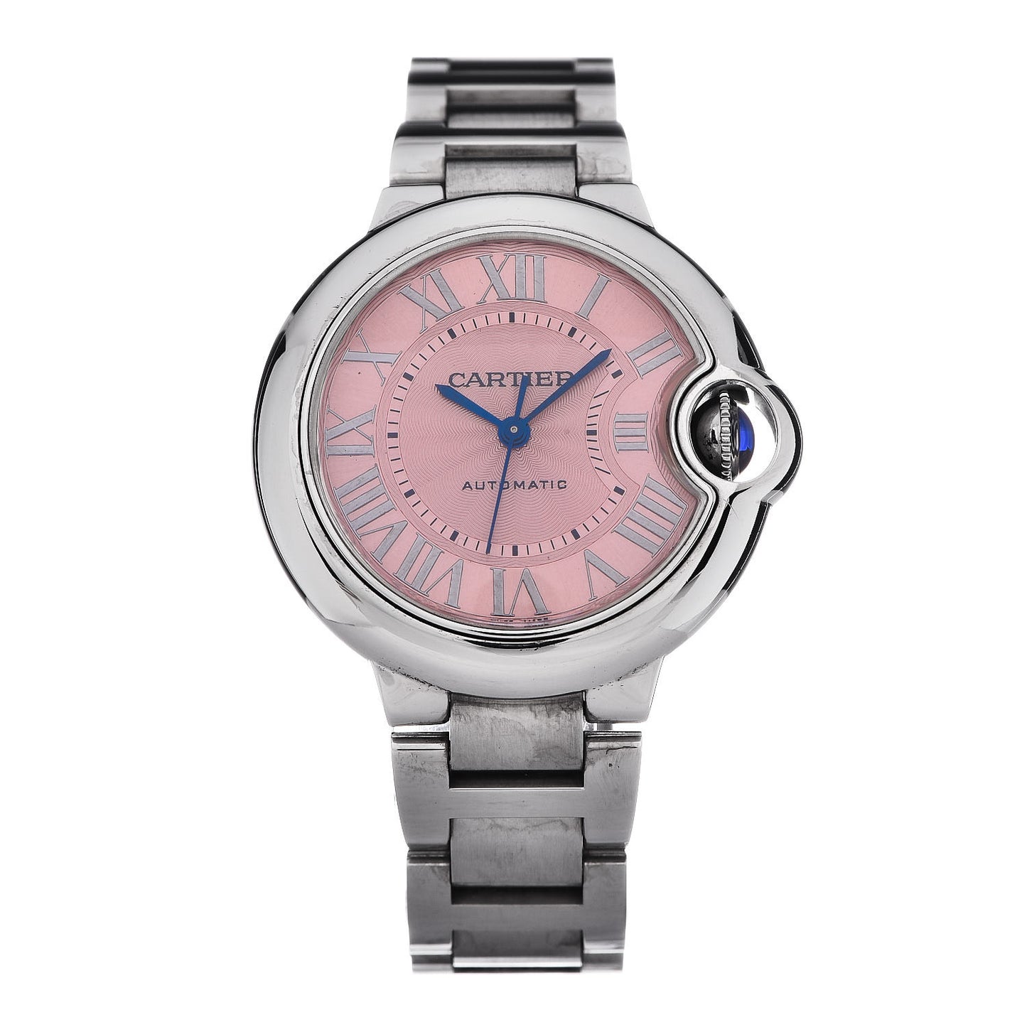 Stainless Steel 33mm Ballon Bleu De Automatic Watch Pink