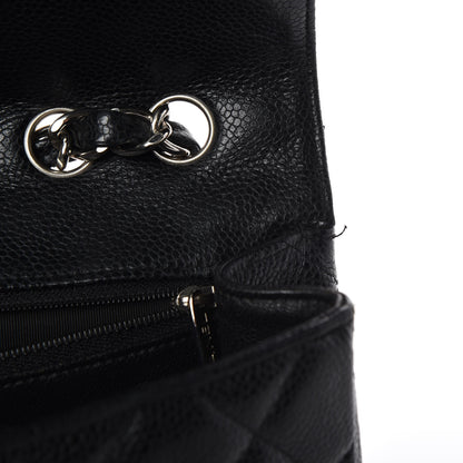 Chanel Caviar Quilted Jumbo Single Flap Black 11 of 15
