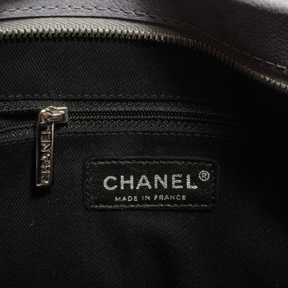 Chanel Caviar Large CC Tuck Tote Grey 6 of 7