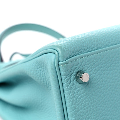 Hermes Togo Kelly Retourne 28 Bleu Atoll 8 of 18