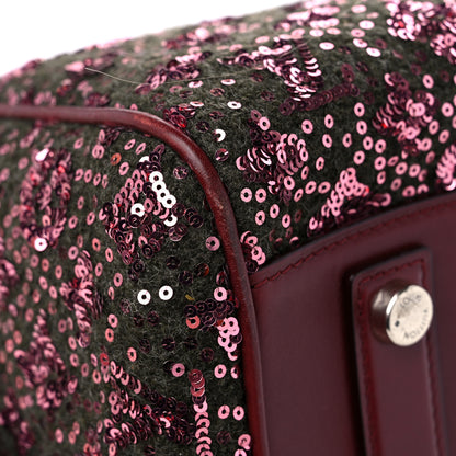 Louis Vuitton Sequin Monogram Sunshine Express Speedy Burgundy 9 of 15