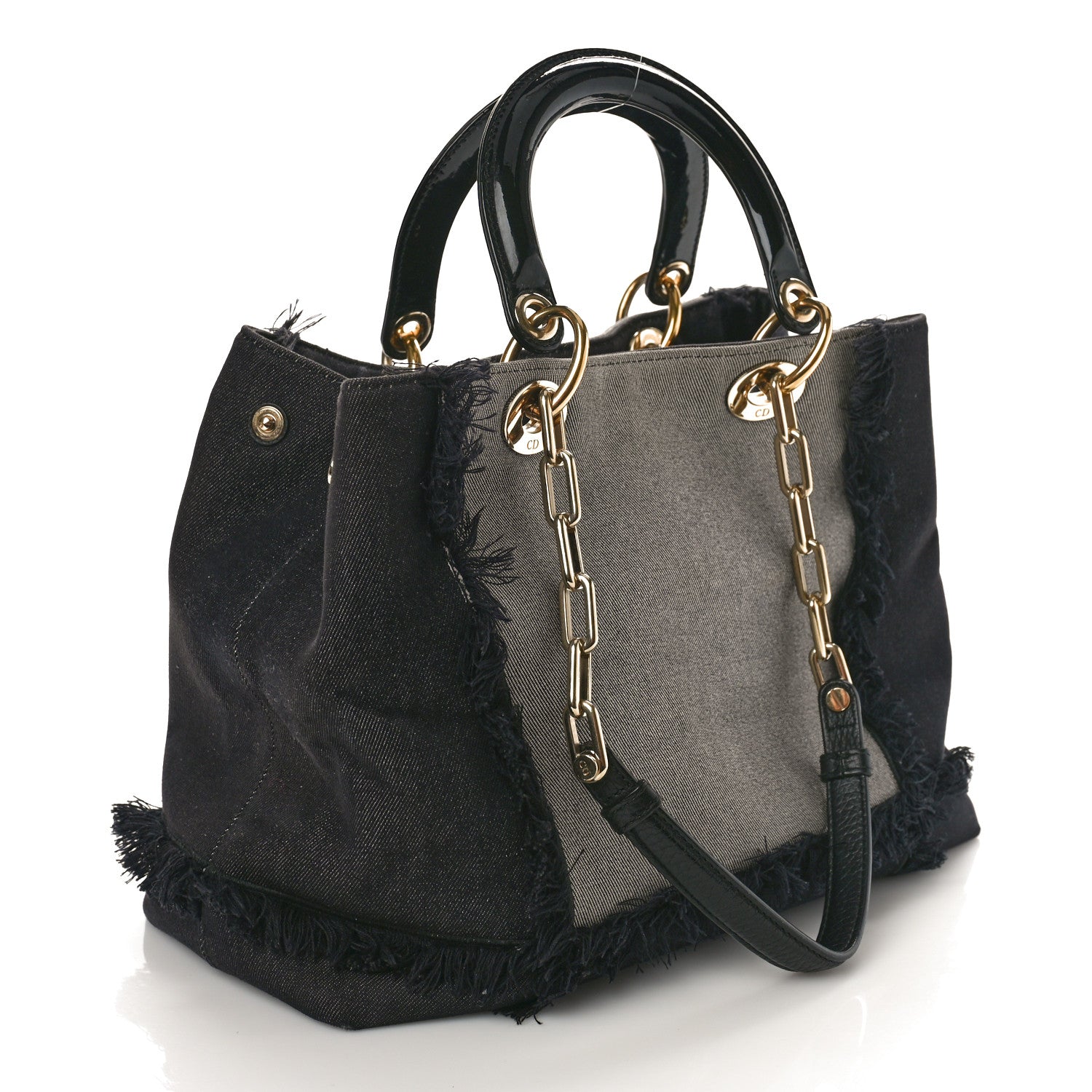 Christian Dior Denim Dior D Light Tote Multi 2 of 10