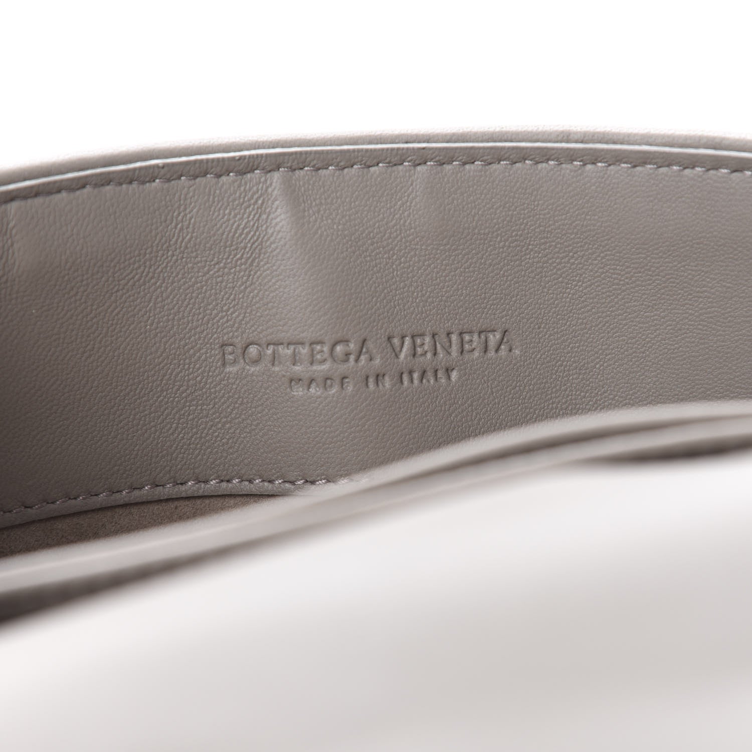 Bottega Veneta Nappa Intrecciato Baby Olimpia Shoulder Bag Steel 8 of 9