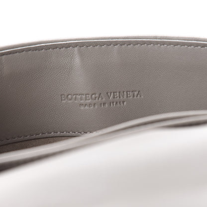 Bottega Veneta Nappa Intrecciato Baby Olimpia Shoulder Bag Steel 8 of 9