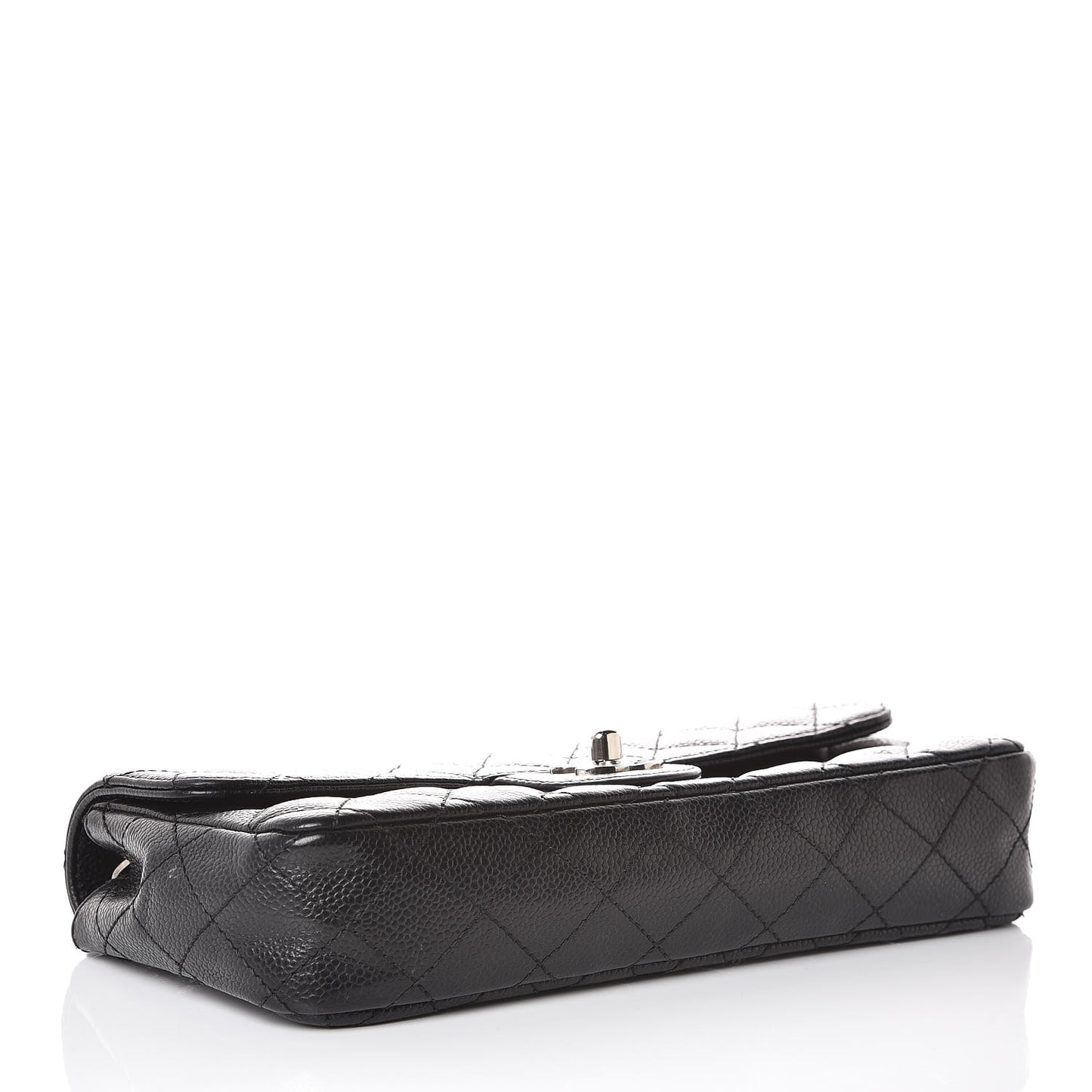 Caviar Quilted East West Flap Black