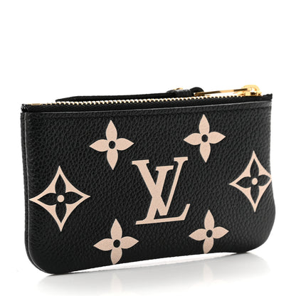 Louis Vuitton Empreinte Monogram Giant Key Pouch Black Beige 3 of 6