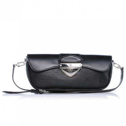 Louis Vuitton Epi Montaigne Clutch Black 1 of 7