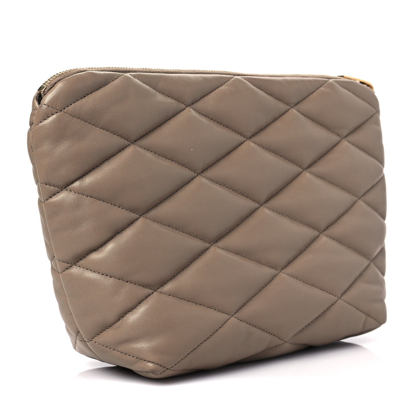 Lambskin Monogram Medium Sade Puffer Taupe