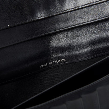 Chanel Patent Quilted Large Brilliant Flap Wallet Black 7 of 8