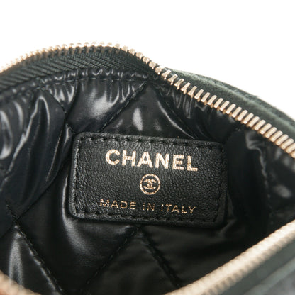 Chanel Lambskin Quilted Small Casino Cosmetic Case Black 6 of 7