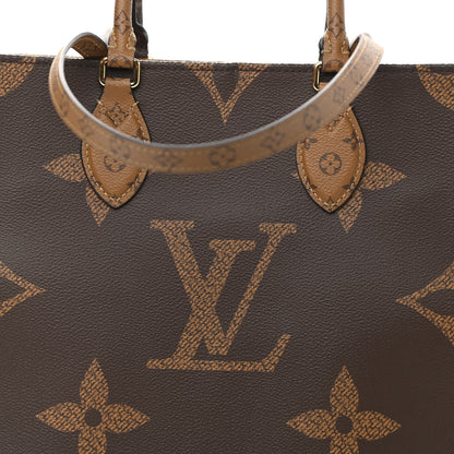 Louis Vuitton Reverse Monogram Giant Onthego MM 9 of 11