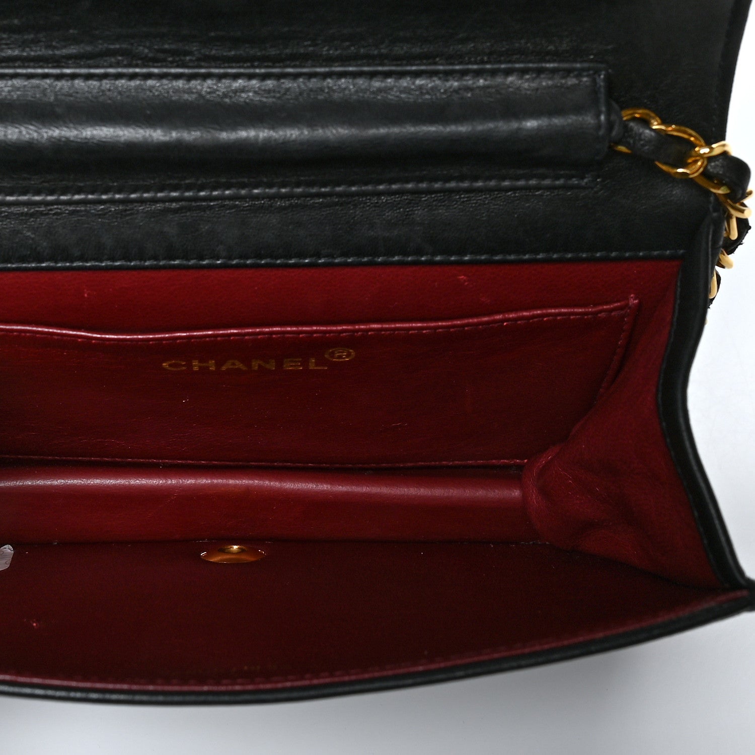 Chanel Lambskin Quilted Small Single Flap Black 4 of 10