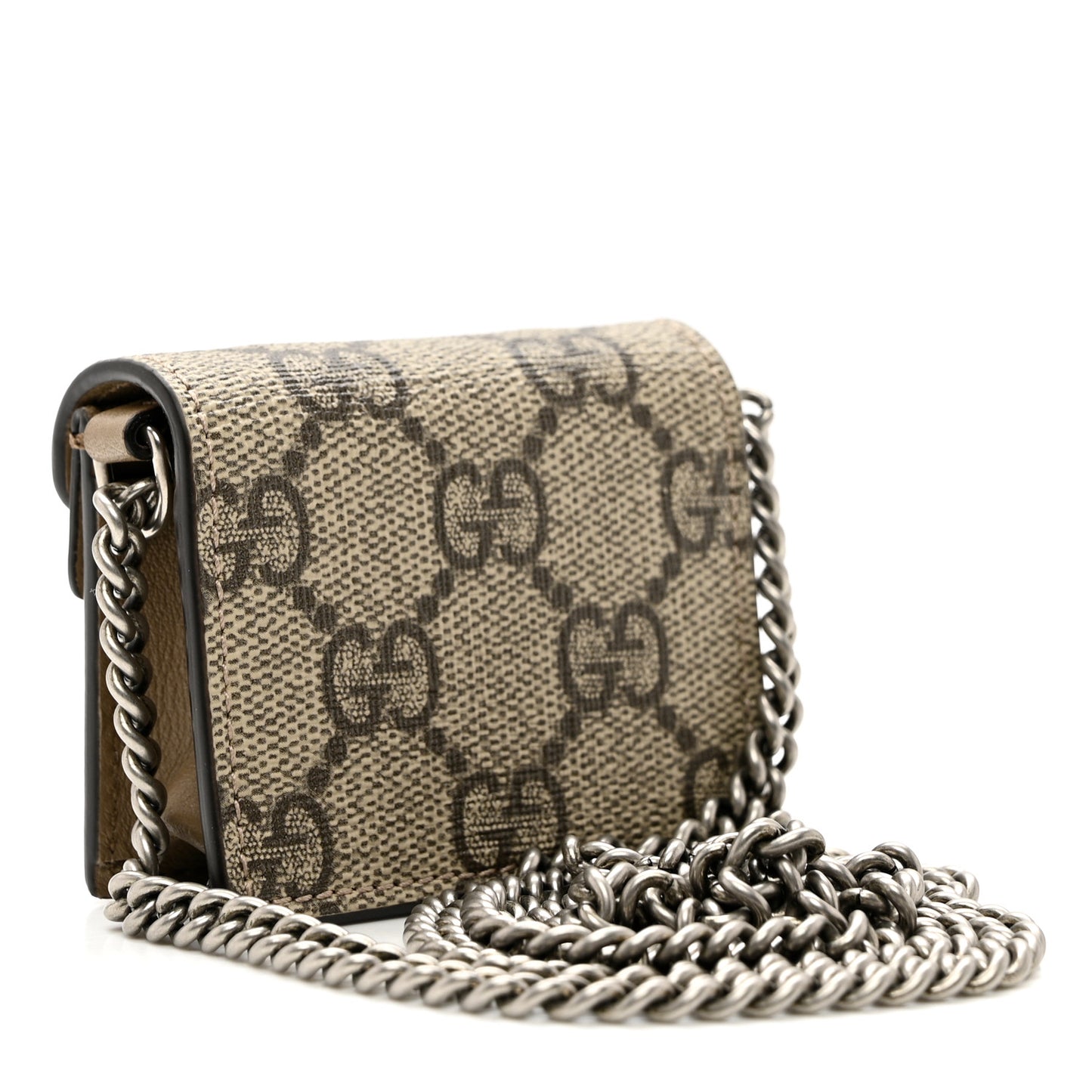GG Supremem Monogram Suede Cudu Dionysus AirPods Case Beige Ebony Taupe