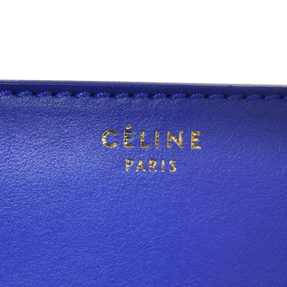 Celine Smooth Calfskin Mini Luggage Bag Royal Cobalt 7 of 9