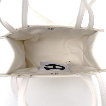 Telfar Vegan Leather Small Shopping Bag White 5 of 14