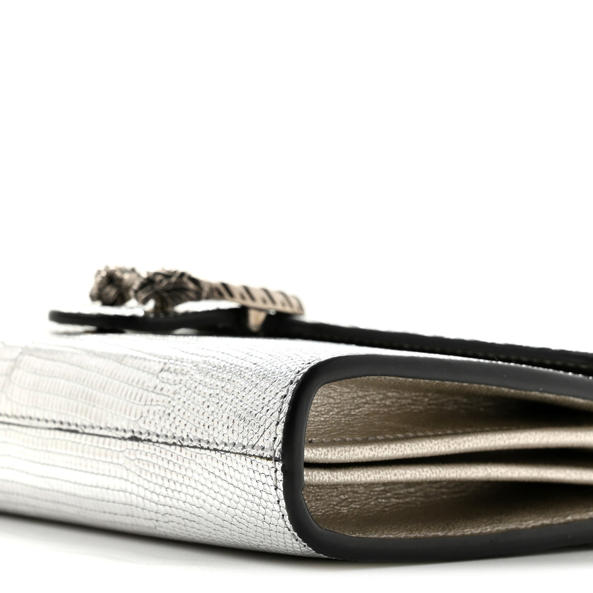 Gucci Lizard Mini Dionysus Chain Wallet Silver 10 of 11
