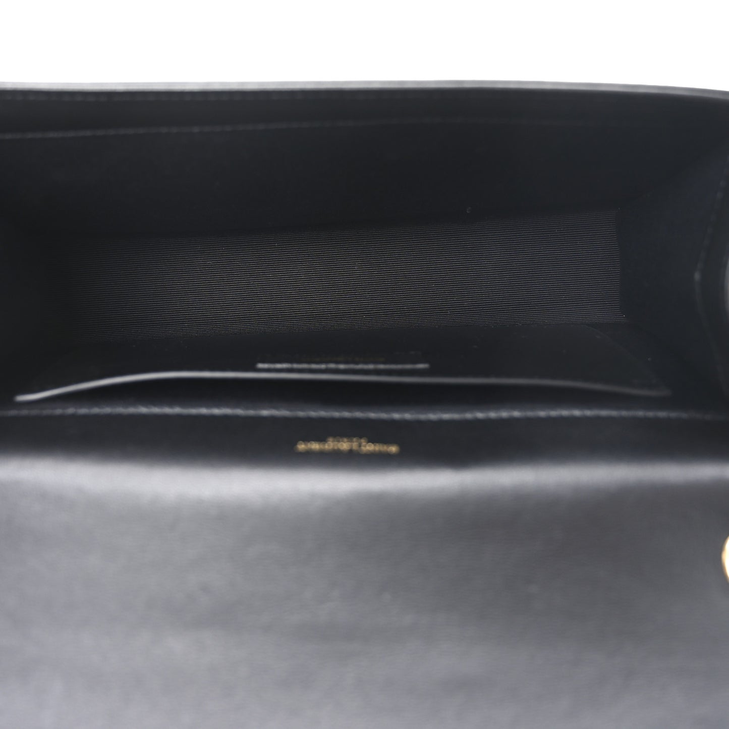 Calfskin Crystal Medium Monogram Kate Satchel Black