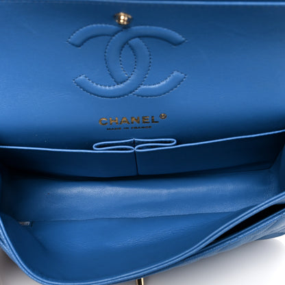 Chanel Caviar Quilted Small Double Flap Blue 5 of 11