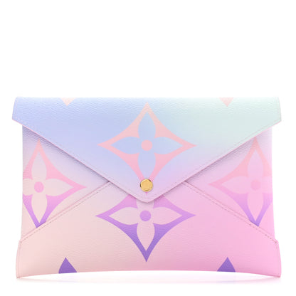 Louis Vuitton Monogram Giant Spring In The City Kirigami Pochette Set Sunrise Pastel Midnight Fuchsia Sunset Kaki 2 of 9