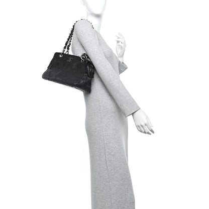 Chanel Distressed Caviar Outdoor Ligne Tote Black 2 of 10